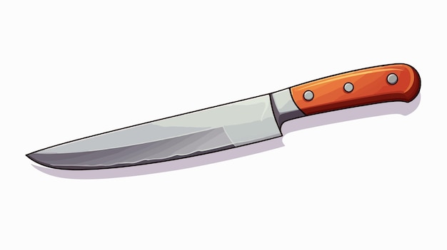 Sharp Vector Knife for Professional Cooking