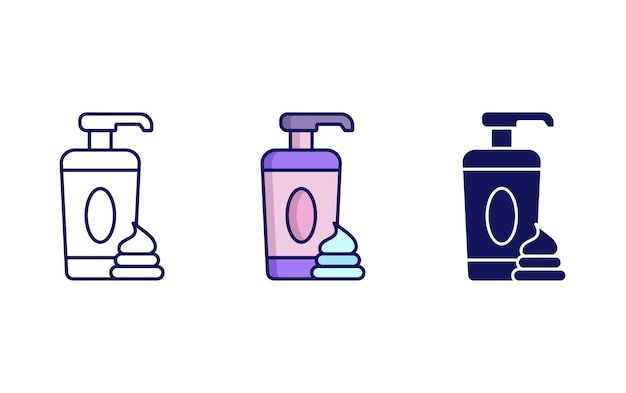 Shaving foam vector icon