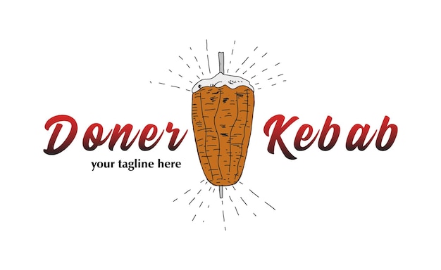 Shawarma logo for restaurants and markets