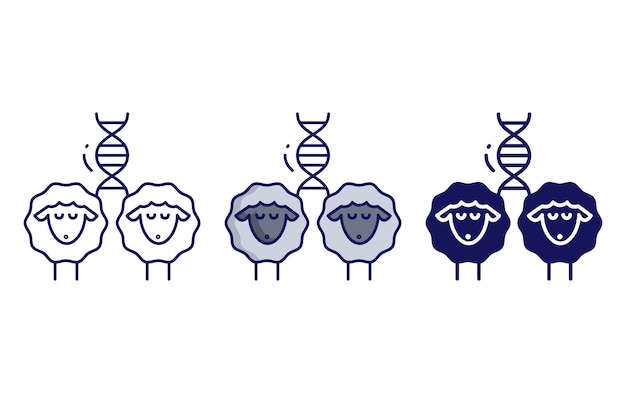 Sheep DNA icon