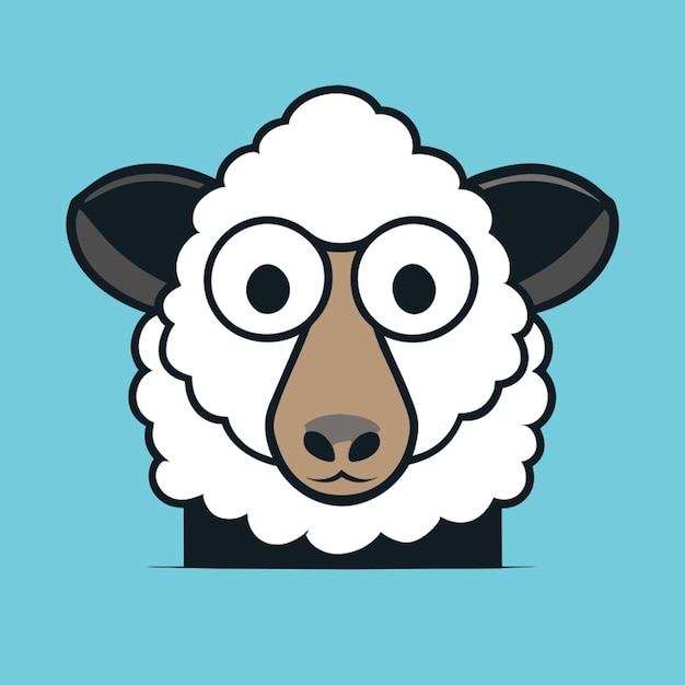 sheep vector illustration cartoon