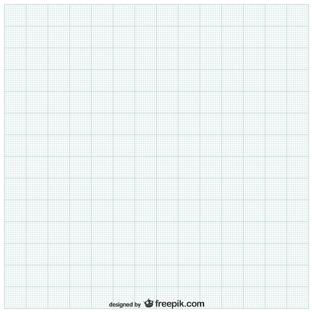 Sheet of paper with grid