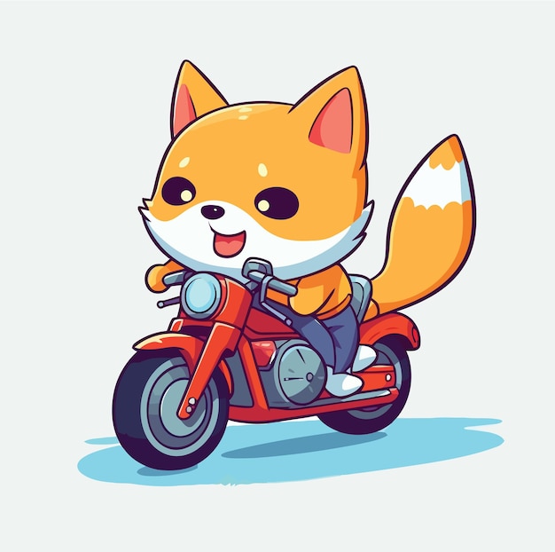 Shiba Inu Cute Dog Ride Motorcycle2