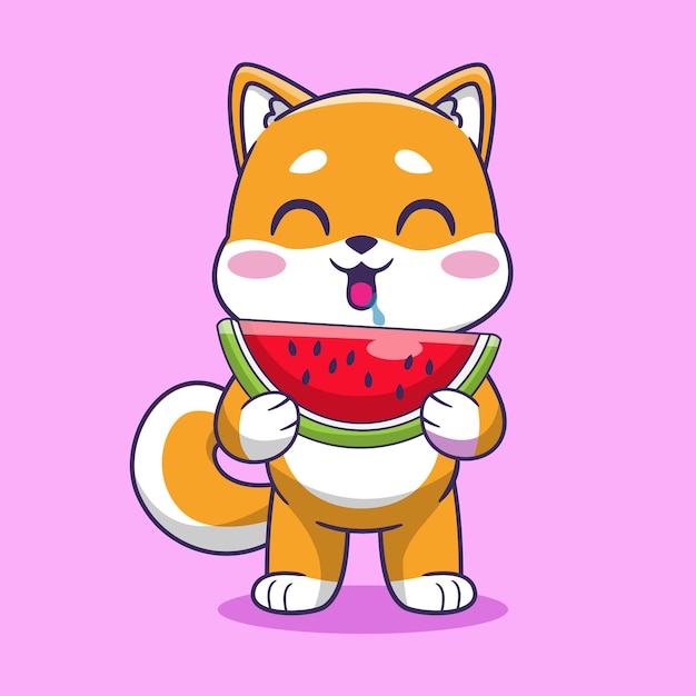 Shiba watermelon