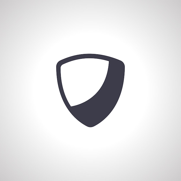 Shield icon protection shield icon