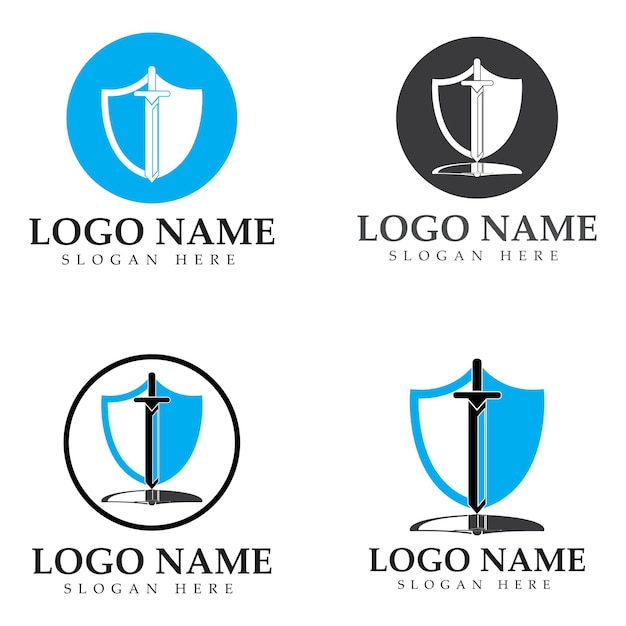 Shield logo design vectorshield emblem logo templatelogosymbol iconvector