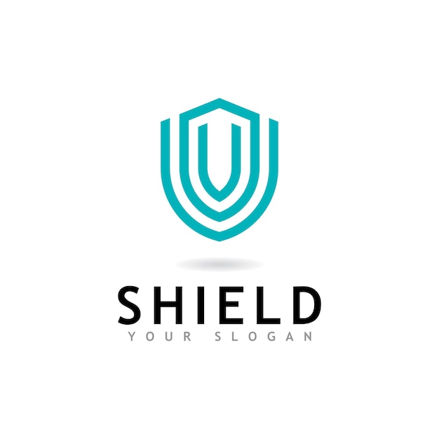 Shield logo icon design template