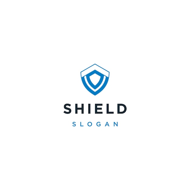 Shield logo icon design template