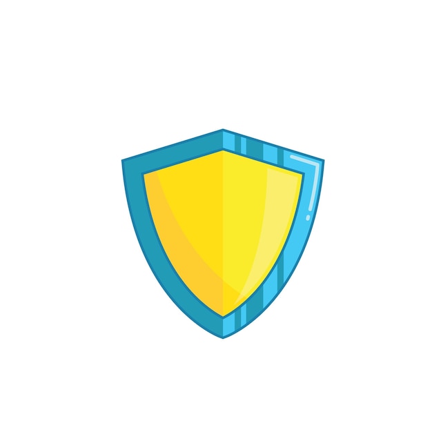 Shield vector illustration concept design template web