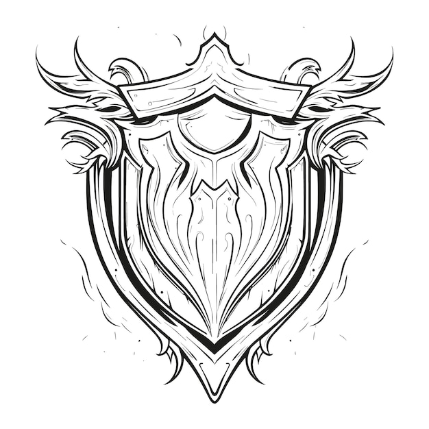 Shield vector illustration shield vector art