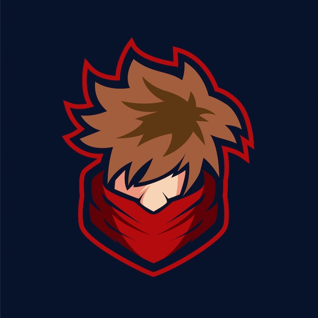 Shinobi Boy Mascot Logo