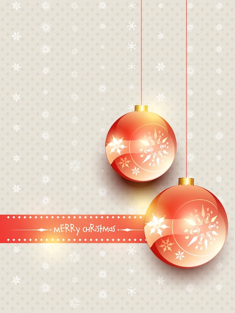 Shiny christmas background