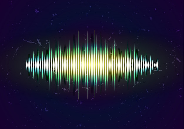 Shiny sound waveform