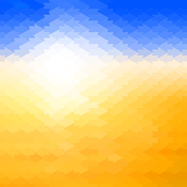 Shiny sun background made of arrow pattern