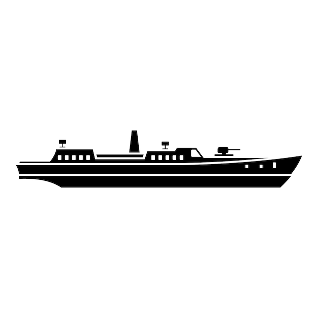 Ship combat icon Simple illustration of ship combat vector icon for web