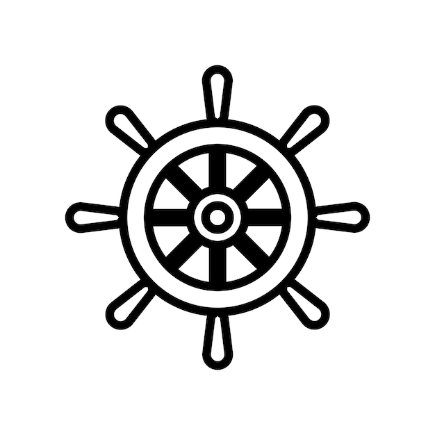 Ship rudder icon