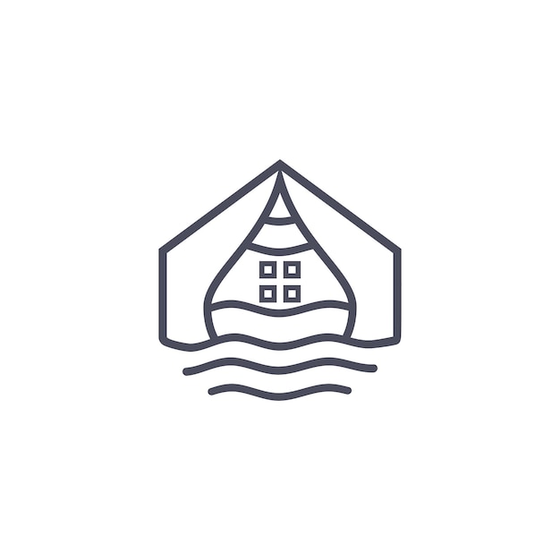 Ship water home logo