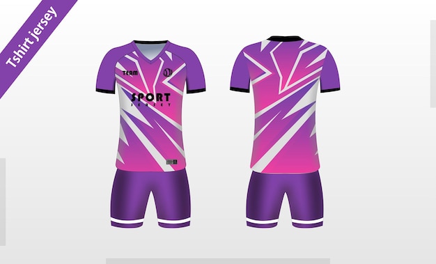 Shirt template, racing jersey design, soccer jersey