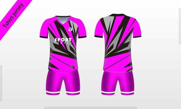 Shirt template, racing jersey design, soccer jersey