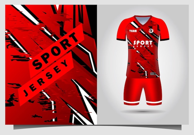 Shirt template, racing jersey design, soccer jersey