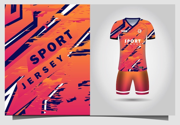 Shirt template, racing jersey design, soccer jersey