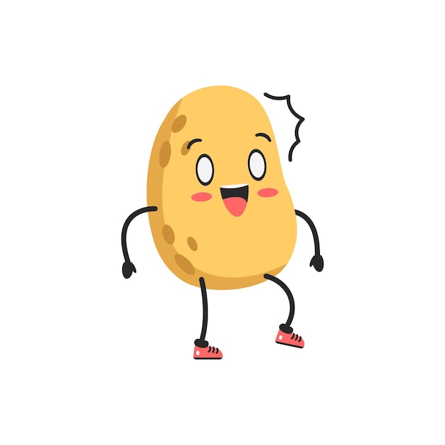 Shocked Potato Sticker