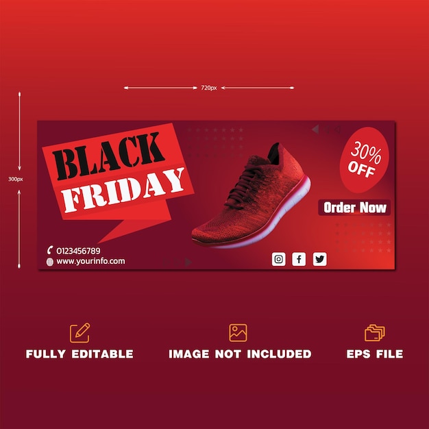 Shoe banner design