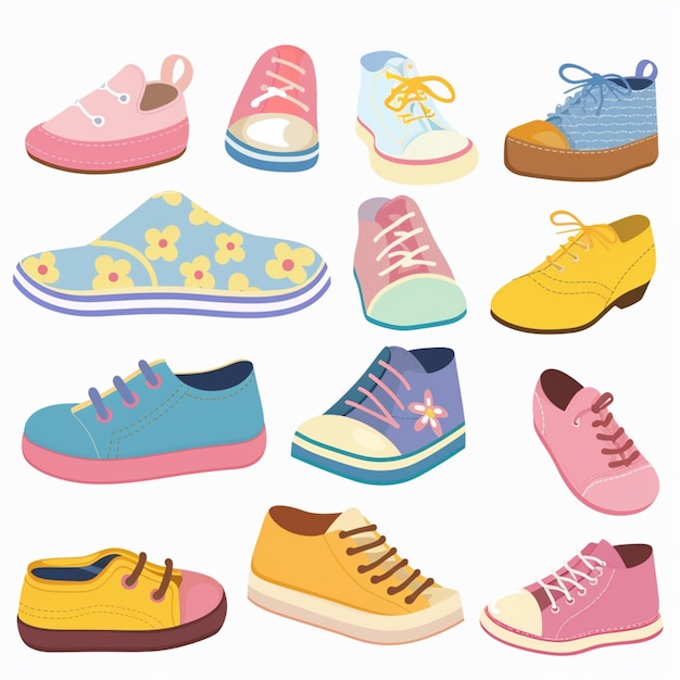 shoe vector footwear design illustration icon fashion isolated style foot casual shoes s