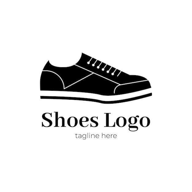 Shoes logo design vector illustration