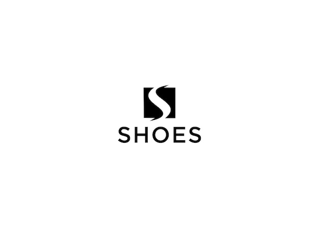 shoes logo design vector illustration