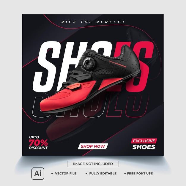 Shoes Social Media post Template