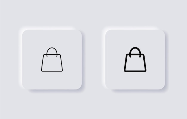 shop bag buy icon shopping bags sign packages symbol web app ui icon mobile application icons