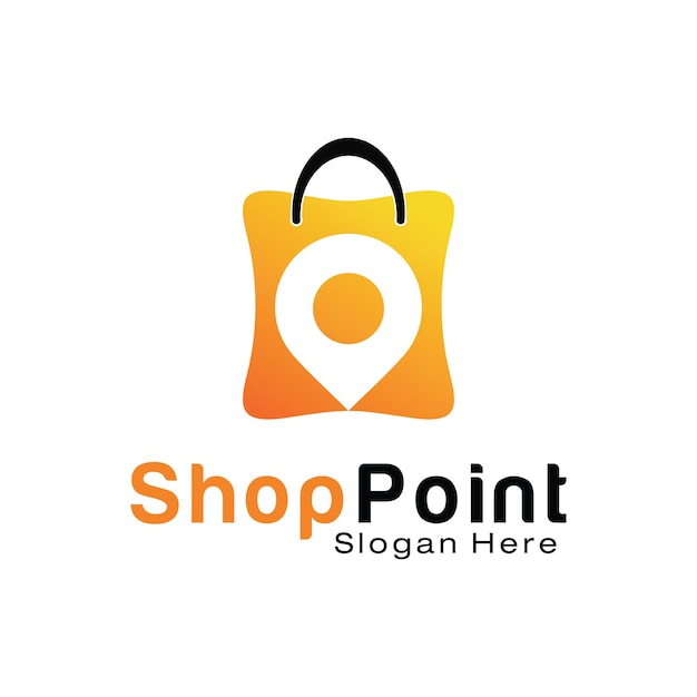 Shop Point logo design template