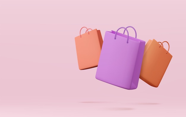 Shopping bag handbag Sale discount promotion shopping concept