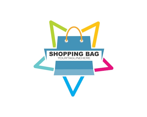 Shopping bag icon vector illustration design