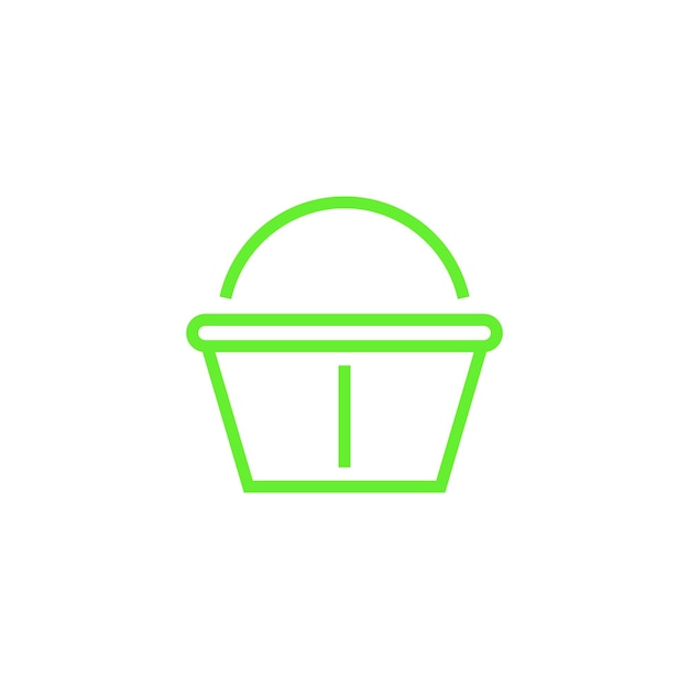 shopping basket icon vector design template