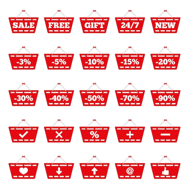 Shopping Basket Icons