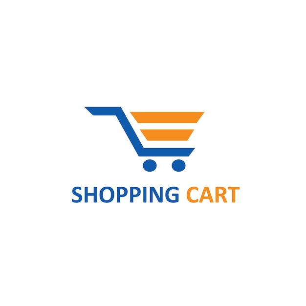 SHOPPING CART logo design vector modern SHOPPING CART logo template