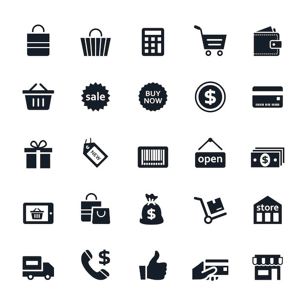 shopping and commerce icon