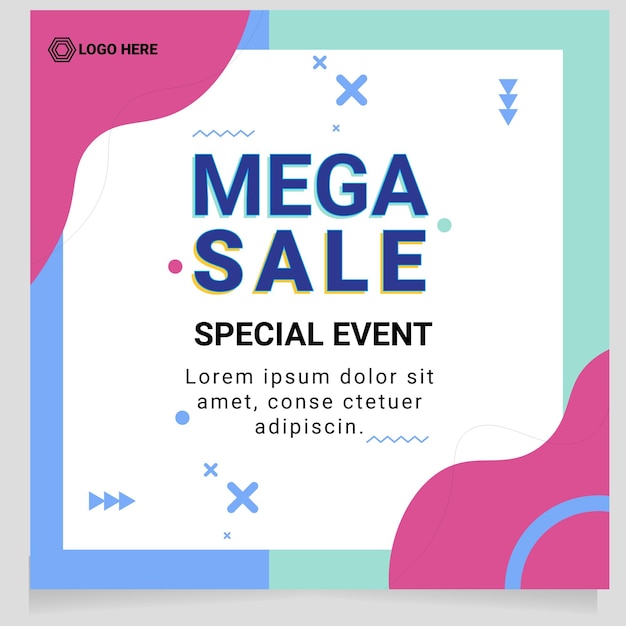 Shopping day on product podium scene vector illustration for banner, poster, social media and websit