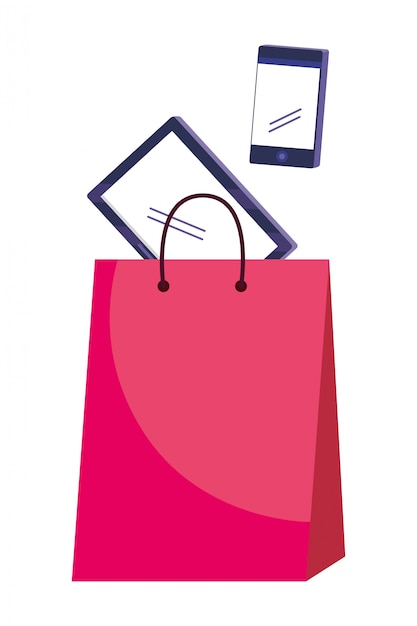 Shopping icon set illustration