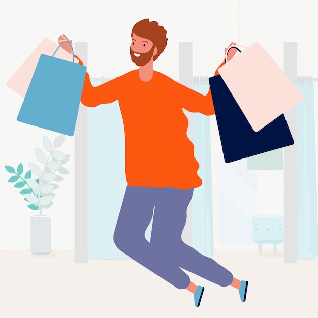 shopping illustration