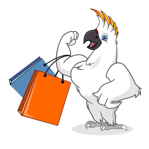 shopping parrot