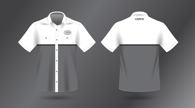 Vector short sleeve work shirt