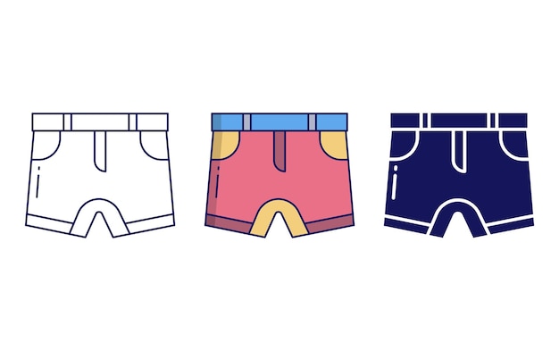 Shorts vector icon