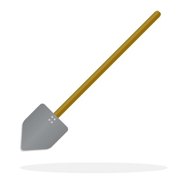 Shovel flat design