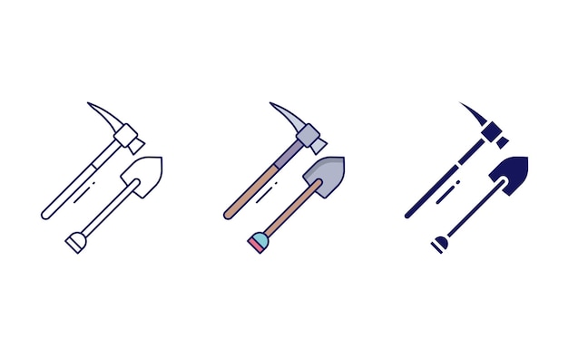 Shovel tool icon