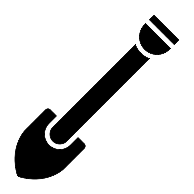 Shovel Vector Icon Design Illustration