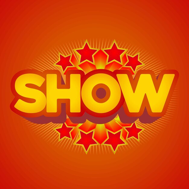 Show icon party stage banner vector