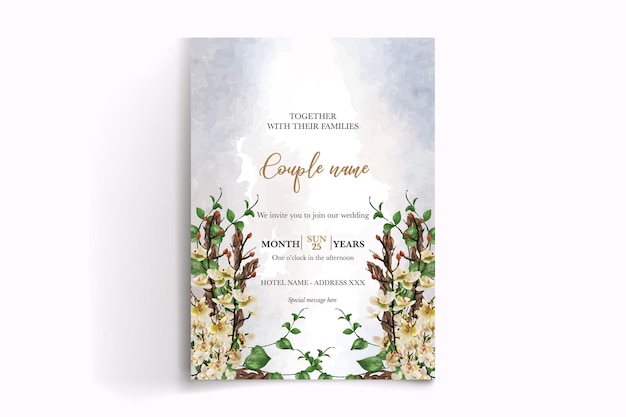 Shower bridal wedding invitation templates